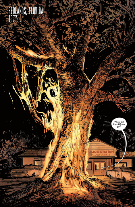 Image: Image Comics; page from Redlands #1
